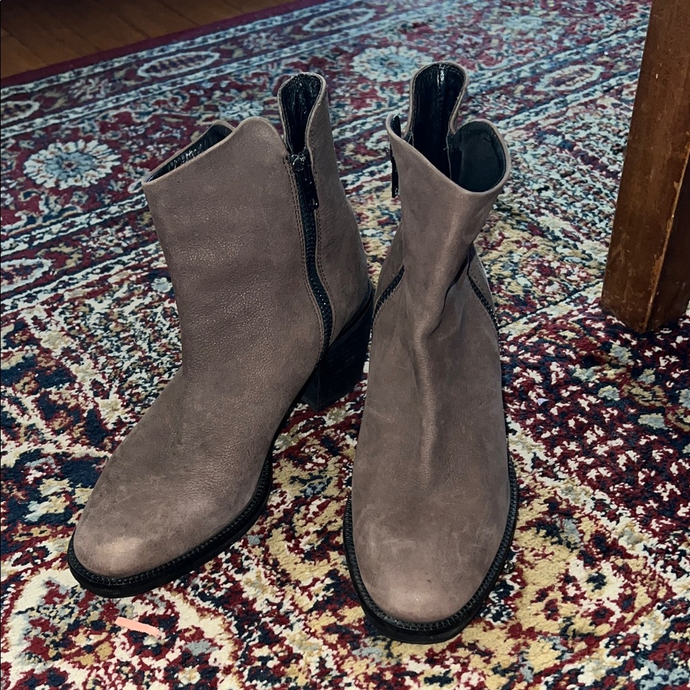 Brown Italian Leather Ankle Boots